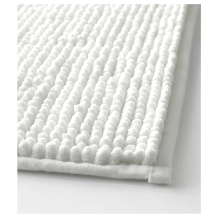 TOFTBO Tapete de baño, blanco, 60x120 cm - IKEA