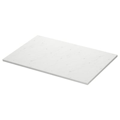 TOLKEN Barra, blanco efecto mármol/Tablero laminado, 94.0x54.6 cm
