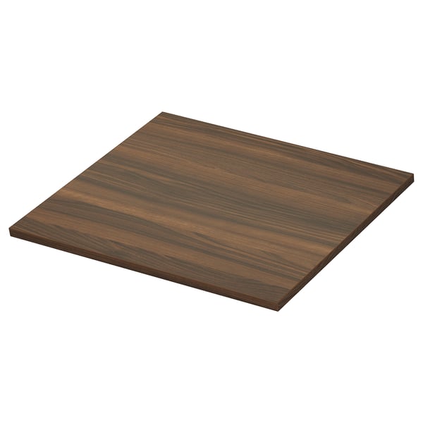 TOLKEN Barra, café efecto nogal/Tablero laminado, 63.5x54.6 cm