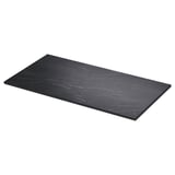 TOLKEN Barra, negro efecto mármol/Tablero laminado, 124.5x54.6 cm