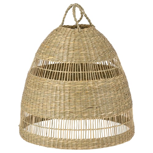 TORARED Pantalla para lámpara de techo, junco/hecho a mano, 36 cm