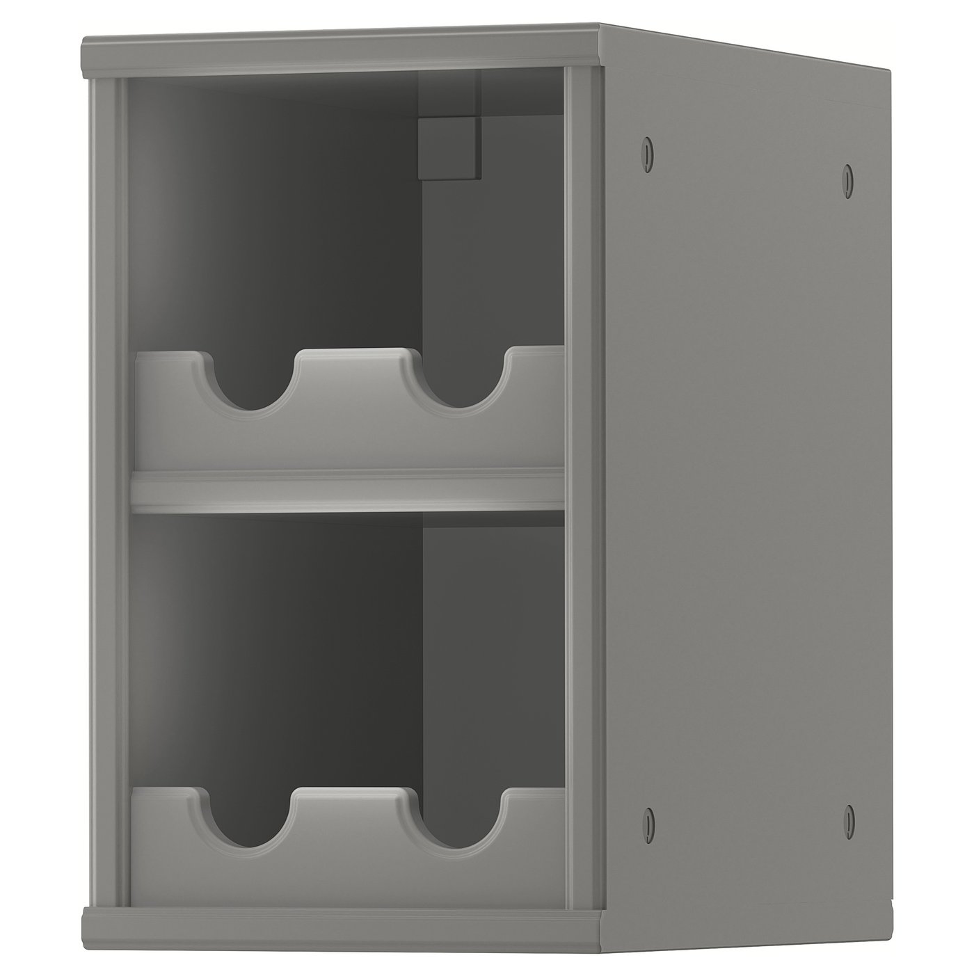 TORNVIKEN Gabinete abierto, gris, 23x37x38 cm - IKEA
