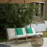 TVARÖ Sofá modular 3 asientos jardín, café/Frösön/Duvholmen beige