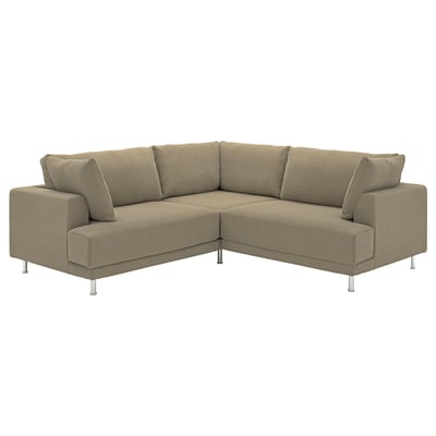 UPPÅKRA Sofá modular esquina 3 asientos, Johanneshov Café/beige