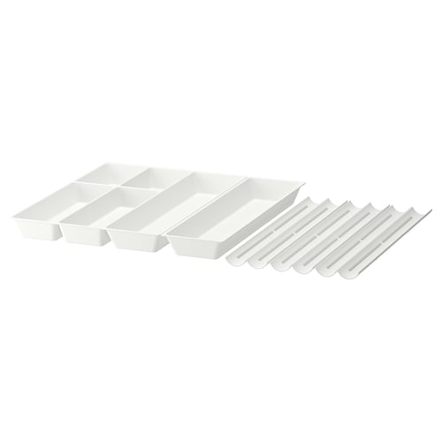 UPPDATERA Band. cubiertos+utensilios/especias, blanco, 82x50 cm