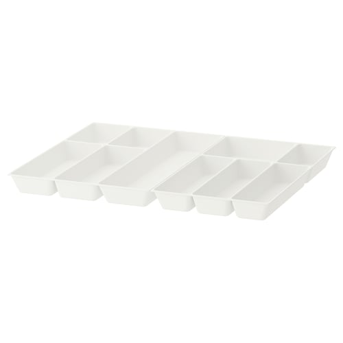 UPPDATERA Bandeja para cubiertos, 2 piezas, blanco, 67x50 cm