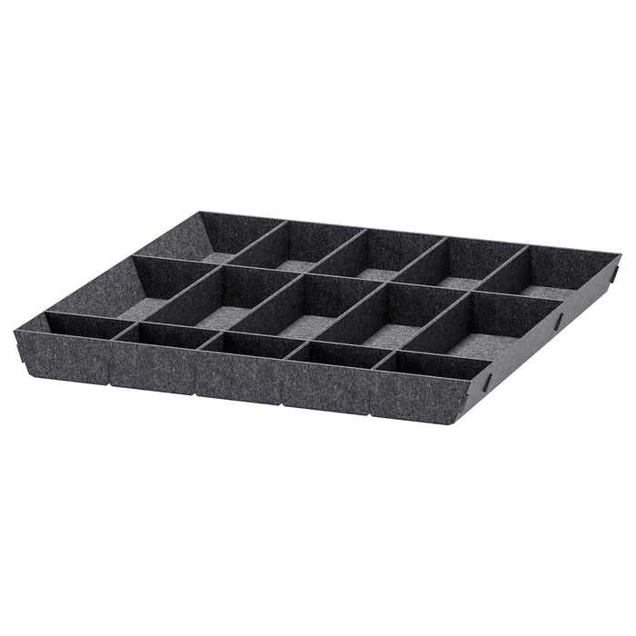UPPDATERA Organizador ajustable para cajón, gris, 61x61 cm IKEA Mexico
