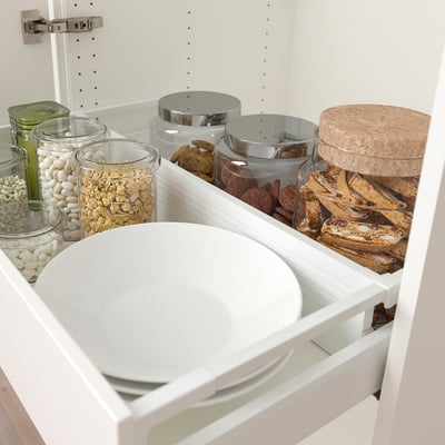 UPPDATERA Separador para cajón, blanco, 76 cm