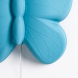 UPPLYST Lámpara pared LED, mariposa azul claro