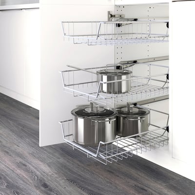 UTRUSTA Canasta de alambre, 46x61 cm