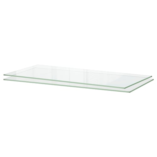 UTRUSTA Entrepaño, vidrio, 76x38 cm