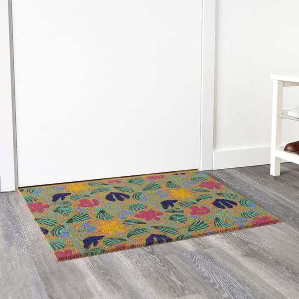 VÄGKURVA Tapete, interior, multicolor/motivo floral, 60x90 cm