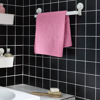 VÅGSJÖN Toalla de baño, rosa, 70x140 cm