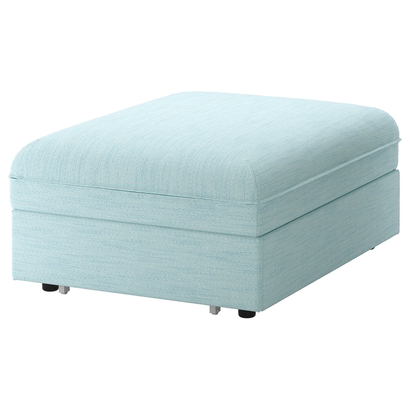 VALLENTUNA Módulo de sofá cama Hillared azul claro IKEA