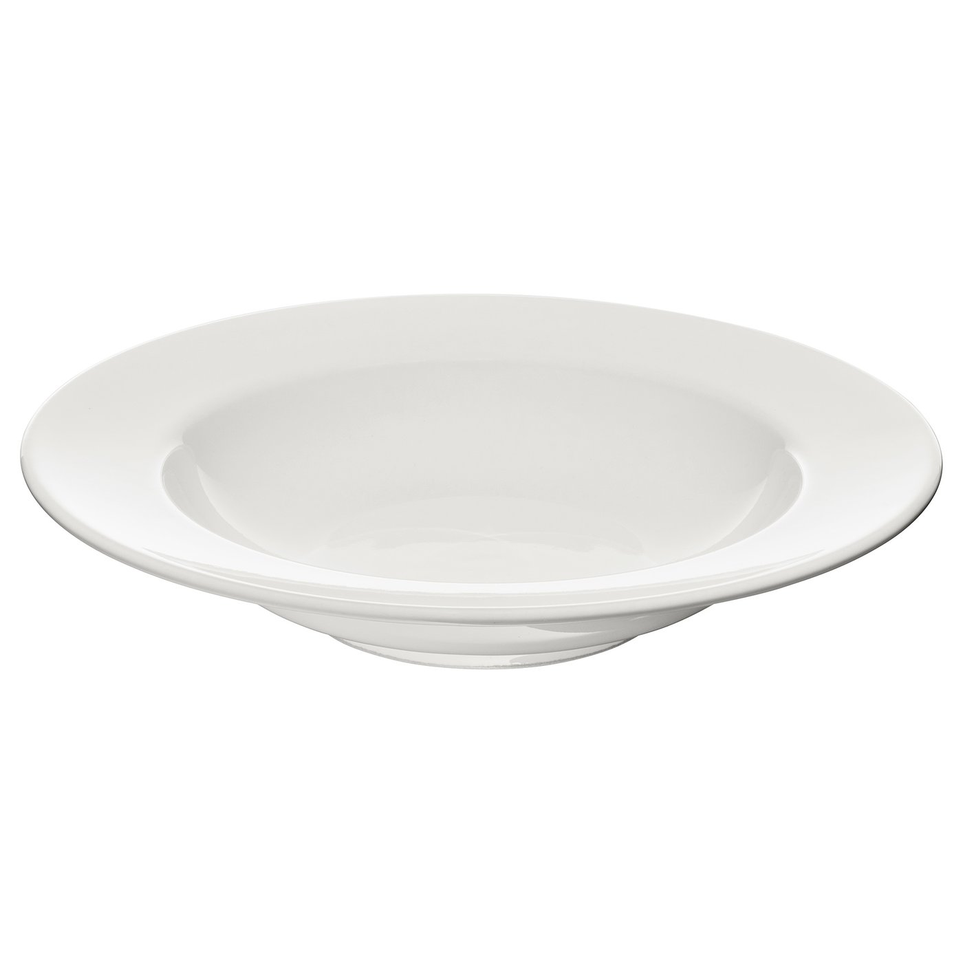 VARDAGEN Plato hondo, hueso, 23 cm IKEA Mexico