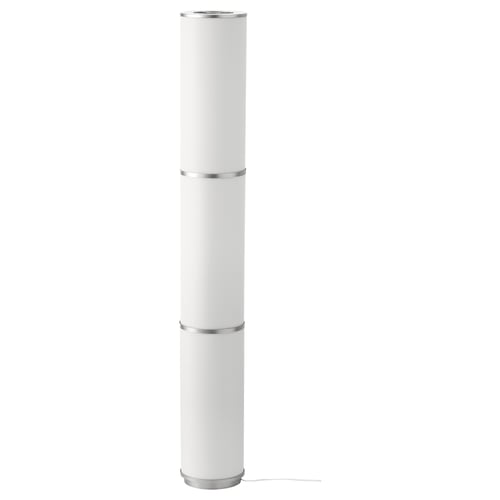VIDJA Lámpara de piso, blanco, 138 cm