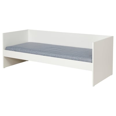 VIHALS Diván-cama con 1 colchón, blanco/Ågotnes firme, Individual