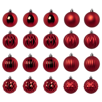 VINTERFINT Adorno para árbol, Esfera rojo, 7 cm