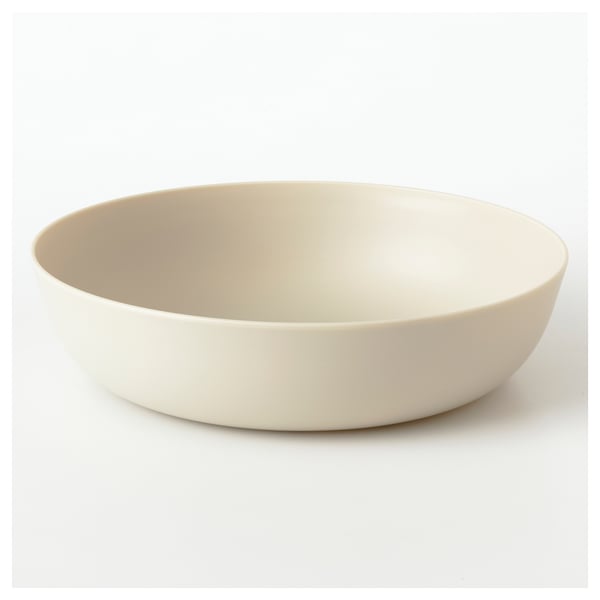 VITABBORRE Plato hondo, beige, 20 cm