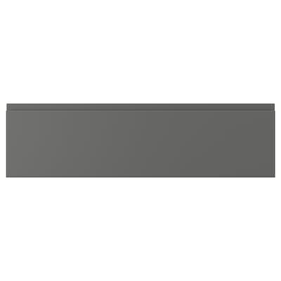 VOXTORP Frente de cajón, gris oscuro, 91x25 cm