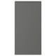 VOXTORP Puerta, gris oscuro, 38x76 cm