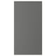 VOXTORP Puerta, gris oscuro, 53x102 cm