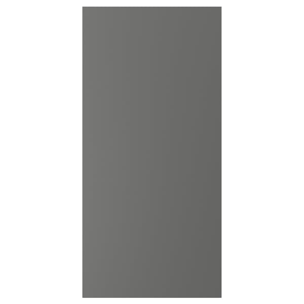 VOXTORP Puerta, gris oscuro, 61x127 cm