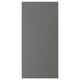 VOXTORP Puerta, gris oscuro, 61x127 cm