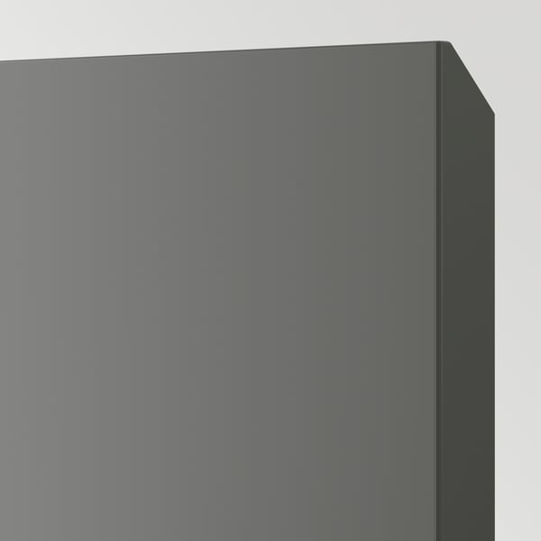 VOXTORP Puerta, gris oscuro, 61x127 cm