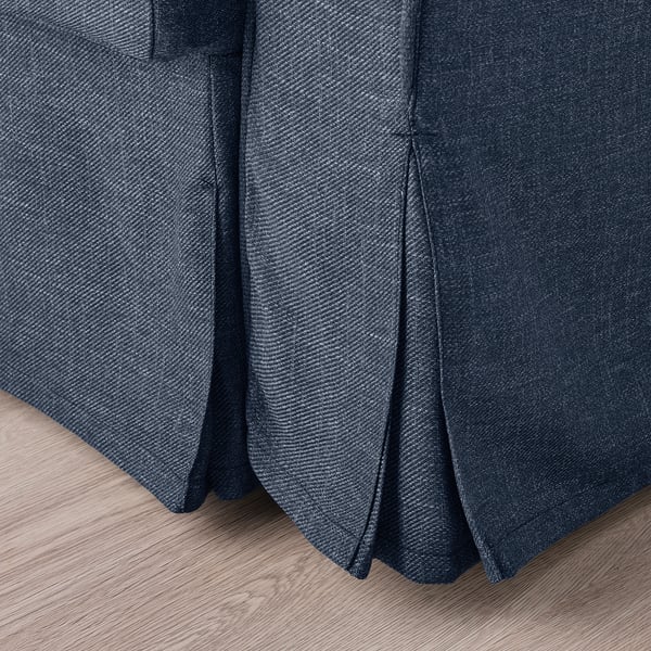 VRETSTORP Sofá-cama 3 asientos, Kilanda azul oscuro