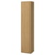 Option: ÄNGSJÖN High cabinet with door, oak effect, 40x35x195 cm