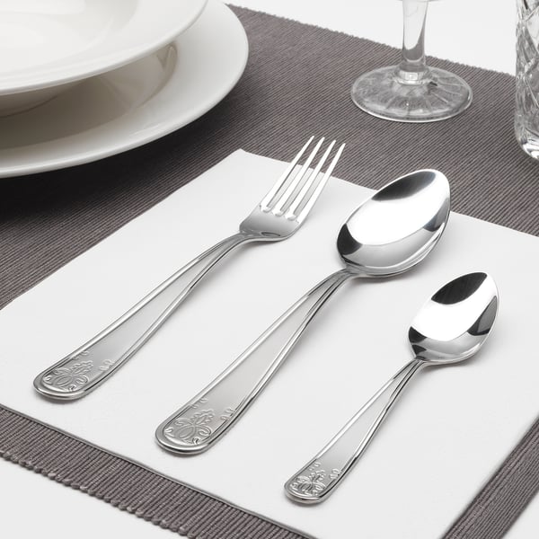 ÄTBART 18-piece cutlery set, stainless steel