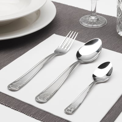 ÄTBART 18-piece cutlery set, stainless steel