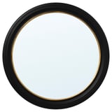 ALMARÖD Mirror, black, 80 cm