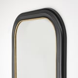 ALMARÖD Mirror, black, 75x170 cm