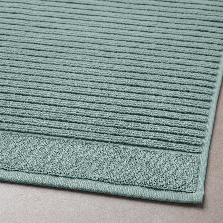 ALSTERN Bath mat, light greygreen, 40x60 cm IKEA