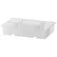 ANTONIUS Basket insert, transparent, 37x24x7 cm