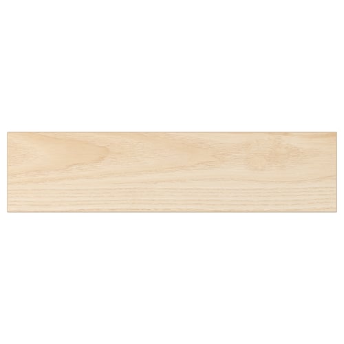 ASKERSUND front: blonde ash wood effect, rectangular, melamine and paper foil, 25-year guarantee for durability and easy cleaning.