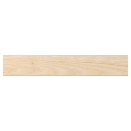ASKERSUND light ash wood effect drawer front, rectangular, smooth melamine finish.