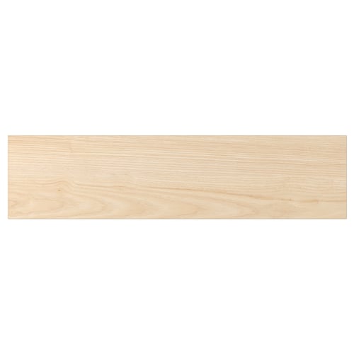 ASKERSUND kitchen drawer front, light ash wood, rectangular.