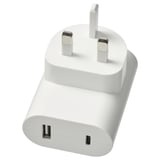 ÅSKSTORM 23W USB charger, white