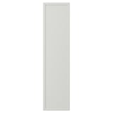 ASPUDDEN Door, light grey, 20x80 cm
