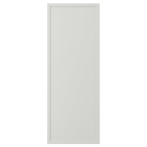 ASPUDDEN Door, light grey, 30x80 cm