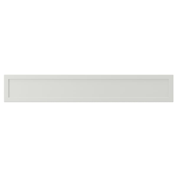 ASPUDDEN Drawer front, light grey, 60x10 cm