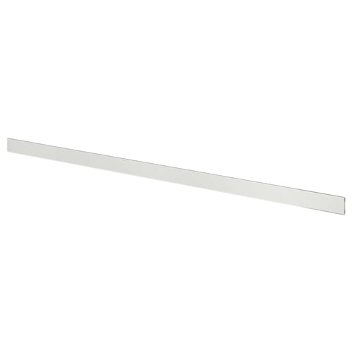ASPUDDEN Plinth, light grey, 220x8 cm