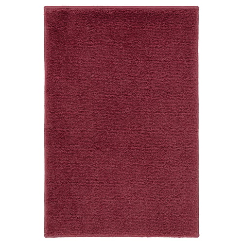 BACKMÅRA Bath mat, deep red, 40x60 cm