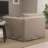 BACKSÄLEN 1,5-seat armchair, Katorp natural