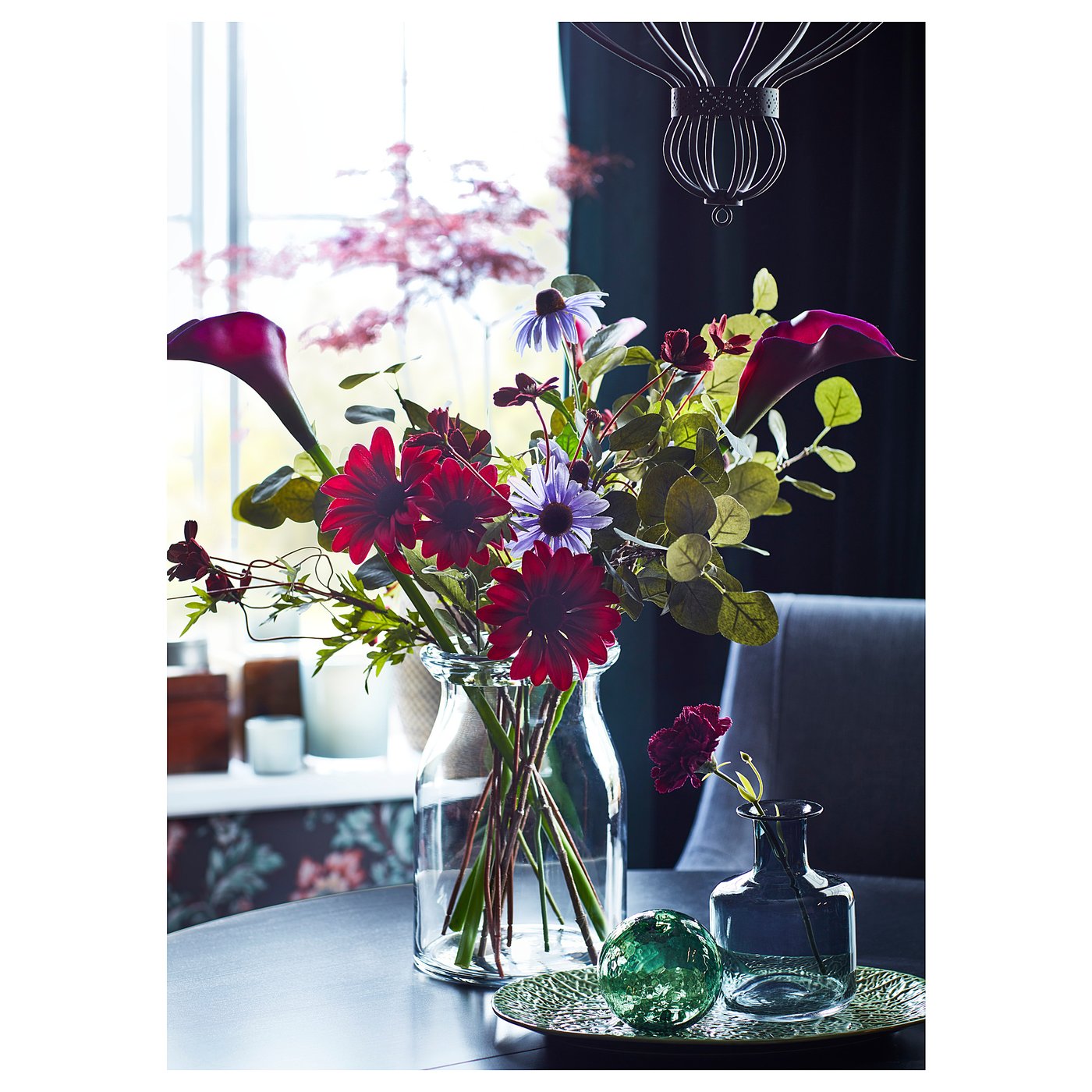 BEGÄRLIG Vase - clear glass 29 cm — image 5
