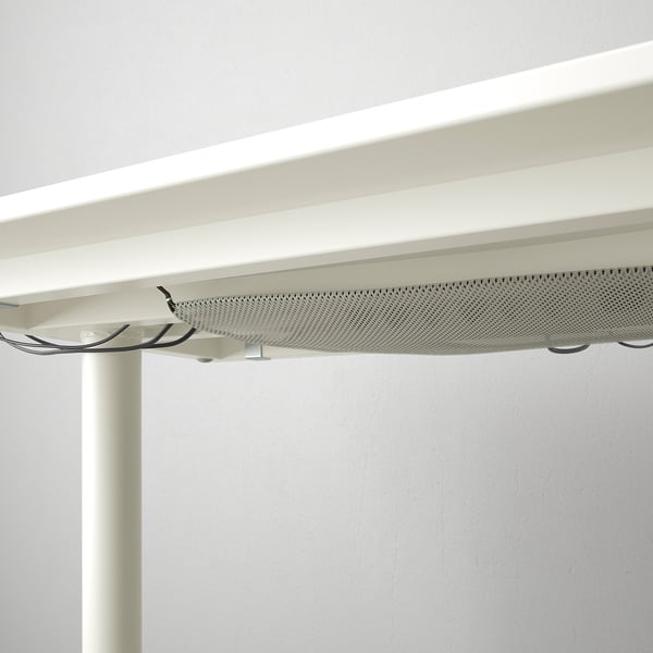 BEKANT Corner desk right, white, 160x110 cm