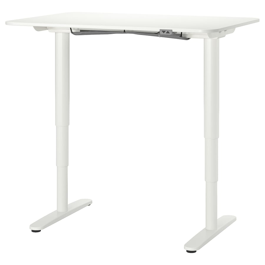 BEKANT desk sit/stand, white, 120x80 cm IKEA Malaysia